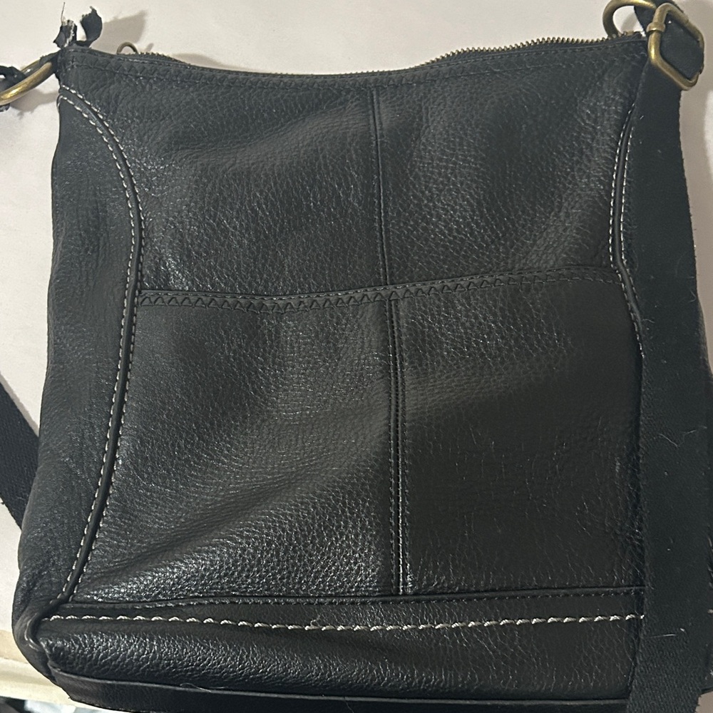 The Sak Black Leather Crossbody Bag - Picture 7 of 7
